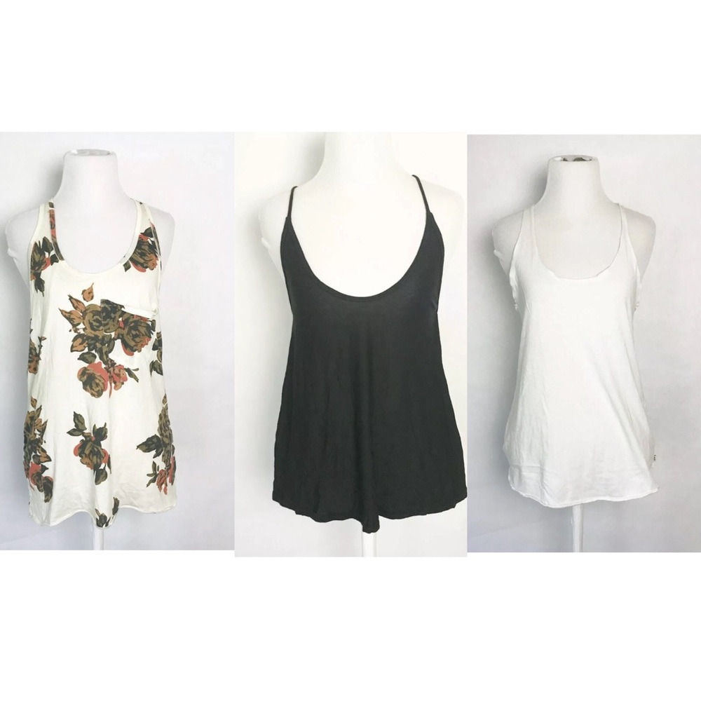 Aritzia Lot of 3 Variety racetrack Tank Top Small